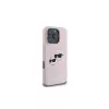 Karl Lagerfeld KLHMP16LSKCHPPLP iPhone 16 Pro 6,3 inch roze hardcase siliconen Double Heads print MagSafe