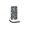 Karl Lagerfeld IML Zebra Pattern & Cord back cover voor Apple iPhone 16 - zwart