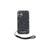 Karl Lagerfeld Zebra With Cord case voor Apple iPhone 16 - paars