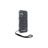 Karl Lagerfeld Zebra With Cord case voor Apple iPhone 16 - paars