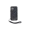 Karl Lagerfeld Zebra With Cord case voor iPhone 16 Plus (paars)