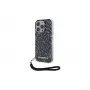 Karl Lagerfeld Zebra With Cord case voor iPhone 16 Pro, paars