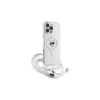 Karl Lagerfeld KLHMP16XHCCHNT iPhone 16 Pro Max 6.9 hardcase transparant IML Choupette Head & Cord MagSafe