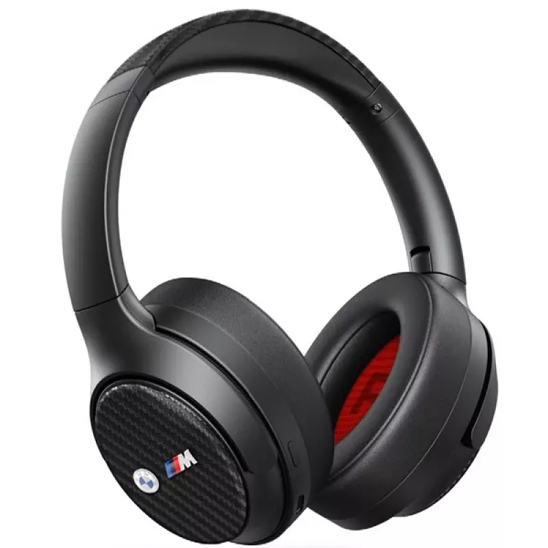 BMW Over-Ear Bluetooth-koptelefoon ANC zwart met metalen logo's