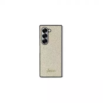 Guess Glitter Script telefoonhoesje voor Samsung Galaxy Z Fold6 - goud