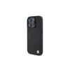 BMW BMHMP16L23RTPK iPhone 16 Pro 6,3 zwart Hardcase Sign Leather Half Textured And Circle MagSafe
