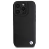 BMW BMHCP16X23RCGPK iPhone 16 Pro Max 6,9 inch zwarte hardcase Sign Leather Crossing Lines Pattern