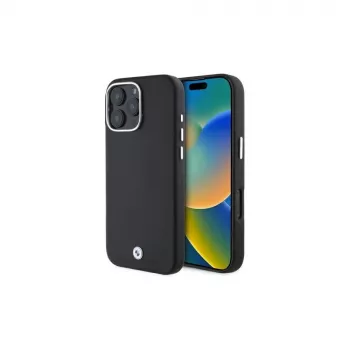 BMW BMHMP16X23PUFWK iPhone 16 Pro Max 6,9 inch zwarte hardcase Sign Full Wrapped Metal MagSafe
