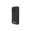 BMW M Collection Perforated and Stitched Line Hard Case voor iPhone 16 6,1 inch - Zwart