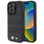 BMW M Perforated And Stitched Line MagSafe Hard Case voor iPhone 16 Pro Max 6,9 zwart