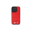 BMW M Collection Perforated and Stitched Line Hardcase voor Apple iPhone 16 Pro 6,3 inch Rood MagSafe
