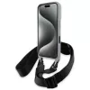 BMW BMHCP16S23PSCCG iPhone 16 6,1 inch Grijs Hardcase M Edition Carbon Stripe & Strap