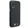 BMW M Collection Smooth Full Wrapped Metal MagSafe Hard Case voor iPhone 16 Plus 6,7 inch - Zwart