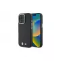 BMW M Collection Smooth Full Wrapped Metal MagSafe Hard Case voor Apple iPhone 16 Pro 6,3 inch - zwart