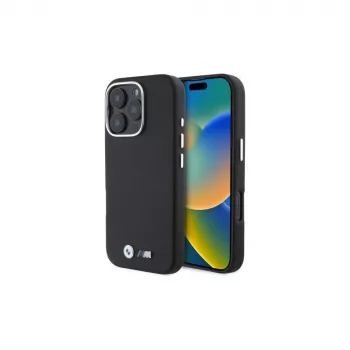 BMW M Edition Kevlar Wrapped Metal Hard Case voor Apple iPhone 16 Pro Max 6,9 inch - Zwart