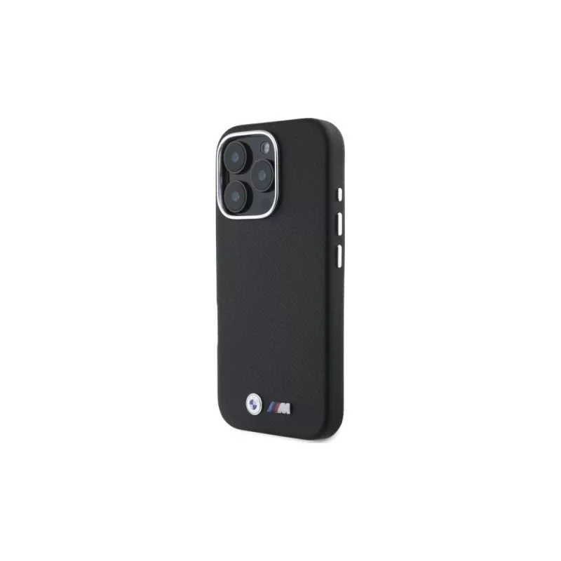 BMW M Edition Kevlar Wrapped Metal Hard Case voor Apple iPhone 16 Pro Max 6,9 inch - Zwart