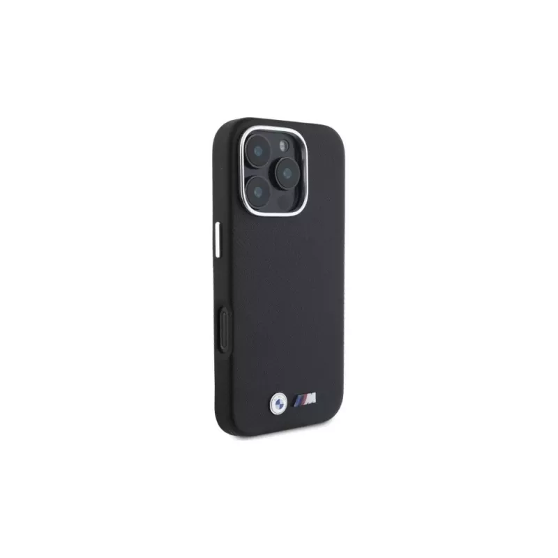 BMW M Edition Kevlar Wrapped Metal Hard Case voor Apple iPhone 16 Pro Max 6,9 inch - Zwart