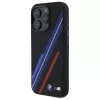 BMW BMHMP16X23SSPK Hardcase siliconen MagSafe Case voor iPhone 16 Pro Max 6,9 inch zwart Random Lines