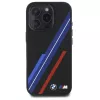 BMW BMHMP16X23SSPK Hardcase siliconen MagSafe Case voor iPhone 16 Pro Max 6,9 inch zwart Random Lines