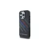 BMW Motorsport IML Random Stripes hardcase voor Apple iPhone 16 Pro 6,3 inch - zwart