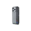 BMW Motorsport hardcase voor Apple iPhone 16 Pro 6,3 inch grijs IML Vertical Stripe