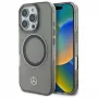 Mercedes-Benz iPhone 16 Pro Max 6,9 inch hardcase zilveren ring MagSafe zwart