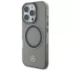 Mercedes-Benz iPhone 16 Pro Max 6,9 inch hardcase zilveren ring MagSafe zwart
