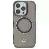 Mercedes-Benz iPhone 16 Pro Max 6,9 inch hardcase zilveren ring MagSafe zwart