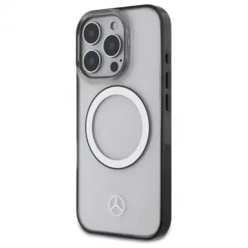 Mercedes-Benz iPhone 16 Pro Max 6,9 inch transparante hardcase met gedrukt logo en MagSafe