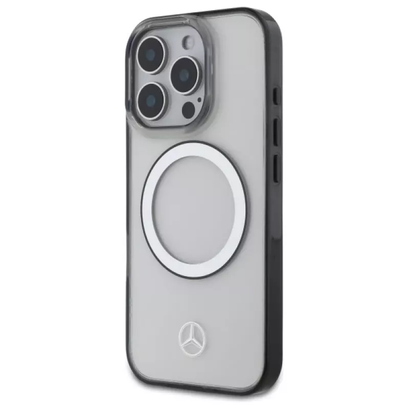 Mercedes-Benz iPhone 16 Pro Max 6,9 inch transparante hardcase met gedrukt logo en MagSafe