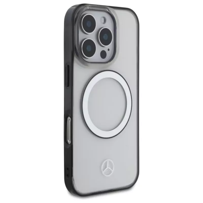 Mercedes-Benz iPhone 16 Pro Max 6,9 inch transparante hardcase met gedrukt logo en MagSafe