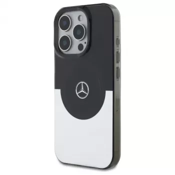 Mercedes-Benz MEHMP16X23HBIGK iPhone 16 Pro Max 6,9 inch hardcase dubbellaags tweekleurig MagSafe zwart/zilver