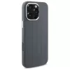 Mercedes-Benz iPhone 16 Pro Max 6,9 inch hardcase siliconen grijs Vertical Tonal Stripes MagSafe