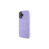 Guess GUHMP16MPSAPSMEU iPhone 16 Plus 6,7 inch paars hardcase Saffiano Peony Classic Logo MagSafe
