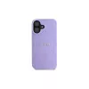 Guess GUHMP16MPSAPSMEU iPhone 16 Plus 6,7 inch paars hardcase Saffiano Peony Classic Logo MagSafe