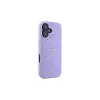 Guess GUHMP16MPSAPSMEU iPhone 16 Plus 6,7 inch paars hardcase Saffiano Peony Classic Logo MagSafe