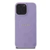 Guess GUHMP16XPSAPSMEU iPhone 16 Pro Max 6,9 inch paars hardcase Saffiano Peony Classic Logo MagSafe