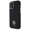 Guess GUHCP16SM4DGPK iPhone 16 6,1 inch zwart hardcase siliconen logo strass 4G