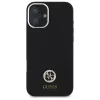 Guess GUHCP16SM4DGPK iPhone 16 6,1 inch zwart hardcase siliconen logo strass 4G