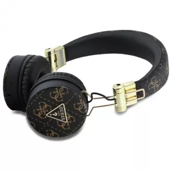 Guess 4G Triangle Round Shape draadloze hoofdtelefoon, Bluetooth, ENC, zwart