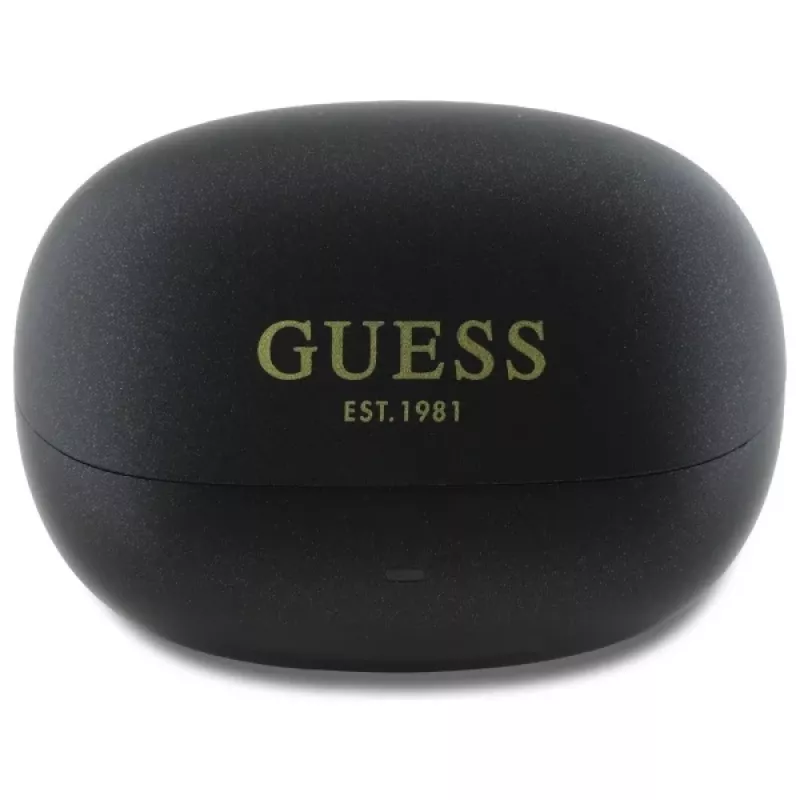 Guess Capsule Printed Logo - Bluetooth TWS ANC & ENC oordopjes met oplaadcase (zwart)