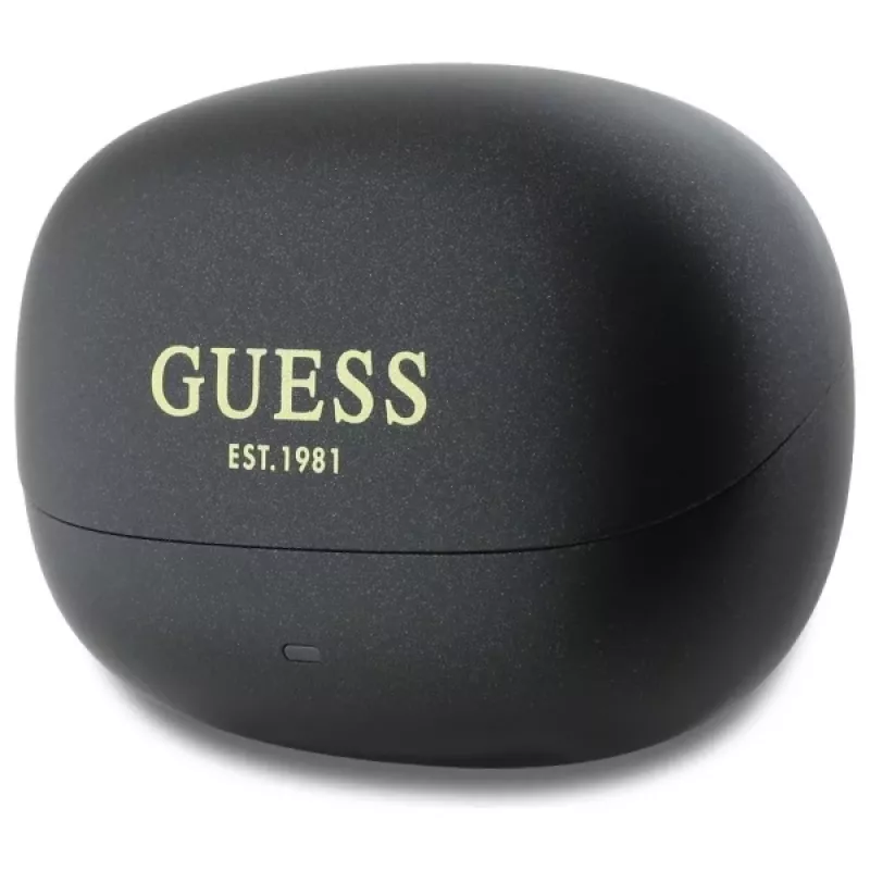 Guess Capsule Printed Logo - Bluetooth TWS ANC & ENC oordopjes met oplaadcase (zwart)