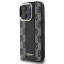 DKNY DKHMP16LPCPVSLK hard case voor Apple iPhone 16 Pro, 6,3 inch, zwart, ruitpatroon, MagSafe