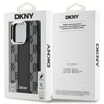 DKNY DKHMP16XPCPVSLK hard case checkered pattern MagSafe voor iPhone 16 Pro Max 6.9 zwart