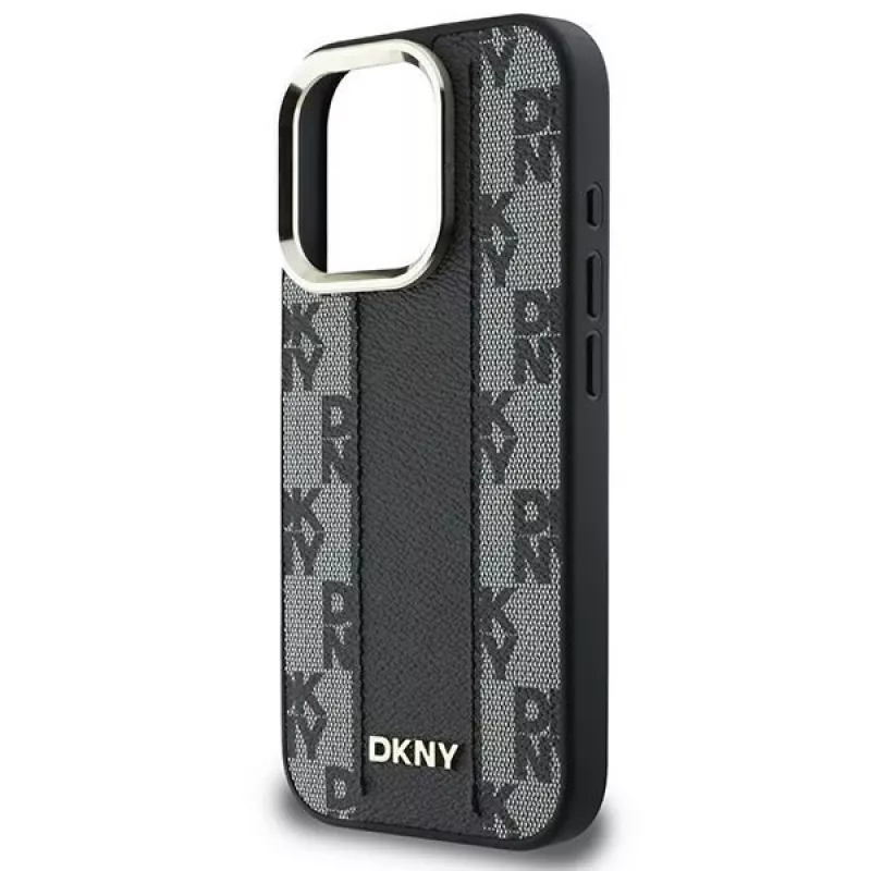 DKNY DKHMP16XPCPVSLK hard case checkered pattern MagSafe voor iPhone 16 Pro Max 6.9 zwart