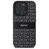 DKNY DKHCP16LPRTHSLK hard case voor Apple iPhone 16 Pro 6,3 inch zwart textuurpatroon tonale streep