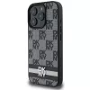 DKNY DKHCP16XPCPTSSK hard case voor iPhone 16 Pro Max 6,9 inch zwart ruitpatroon & bedrukte strepen