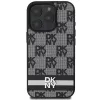 DKNY DKHCP16XPCPTSSK hard case voor iPhone 16 Pro Max 6,9 inch zwart ruitpatroon & bedrukte strepen