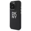 DKNY DKHCP16LSMCBSK liquid silicone metal logo hard case voor Apple iPhone 16 Pro 6,3 inch zwart