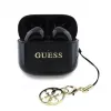Guess Glossy Effect Printed Classic Logo & Charm TWS Bluetooth-oordopjes met oplaadcase (zwart)